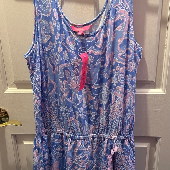 NWT Lilly Pulitzer Jarrett Romper sea what I sea size XL